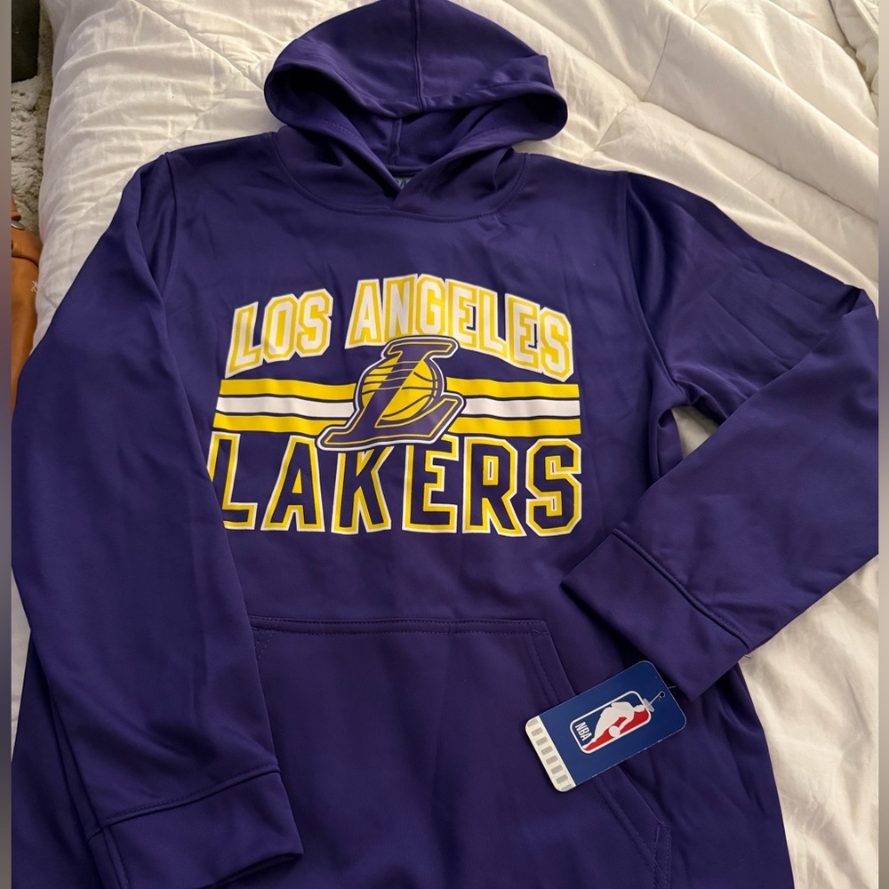NBA LAKERS Purple and Yellow Hoodie